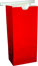 1/2 Pound Red Gloss Tin Tie Bags with Poly Liner